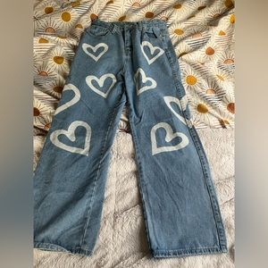 Heart Jean pants